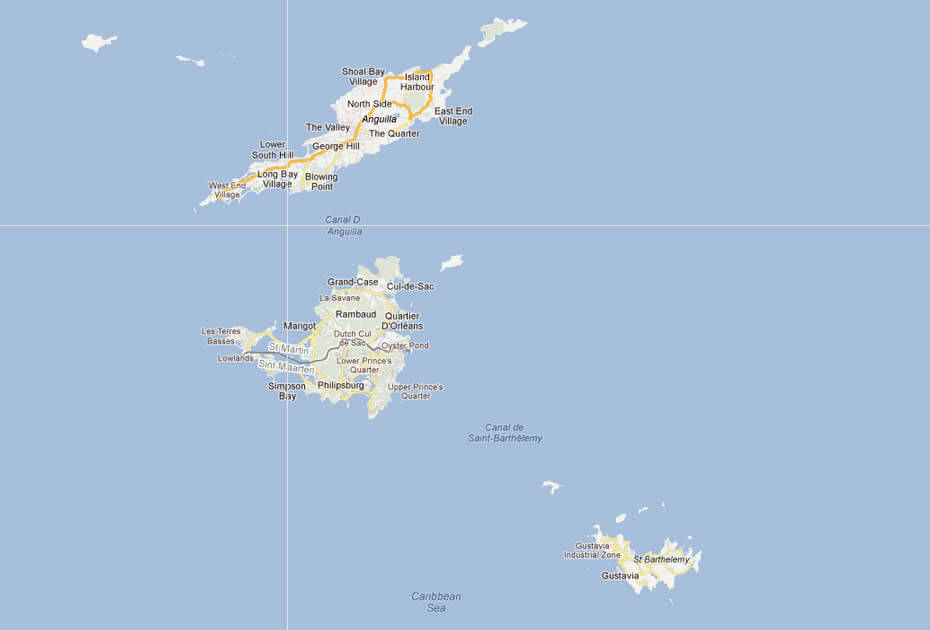 Maps of Anguilla